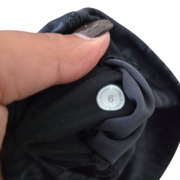 Lululemon Wunder Under Leggings Women's 6 Black Gray High Rise Athleisure - Picture 4 of 6